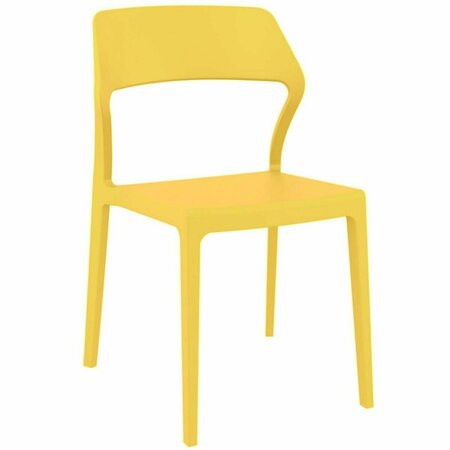SIESTA Snow Dining Chair Yellow, 2PK ISP092-YEL